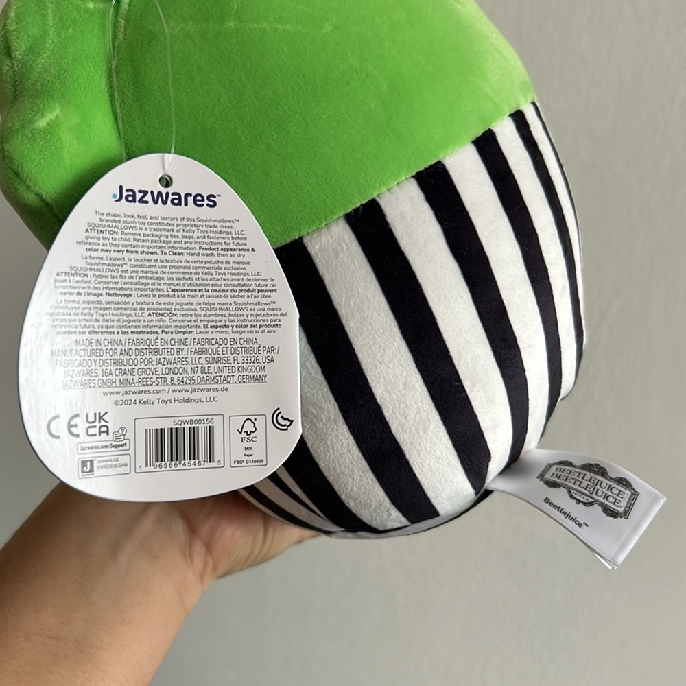 🪲 Beetlejuice 8” Squishmallow - Picture 4 of 4